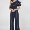 All Clothing Frank lyman | Diamante Trim Jumpsuit | Fl97