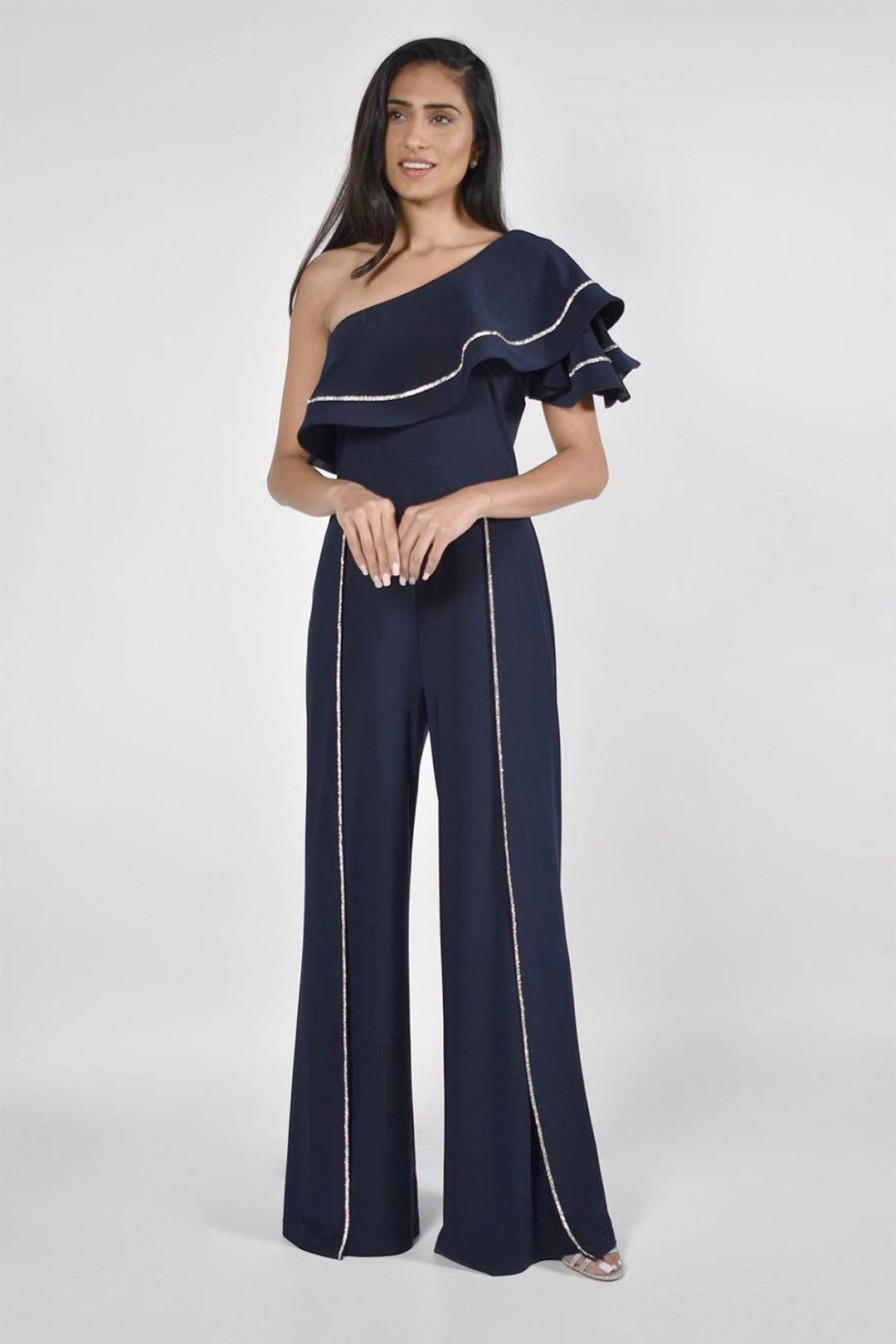 All Clothing Frank lyman | Diamante Trim Jumpsuit | Fl97