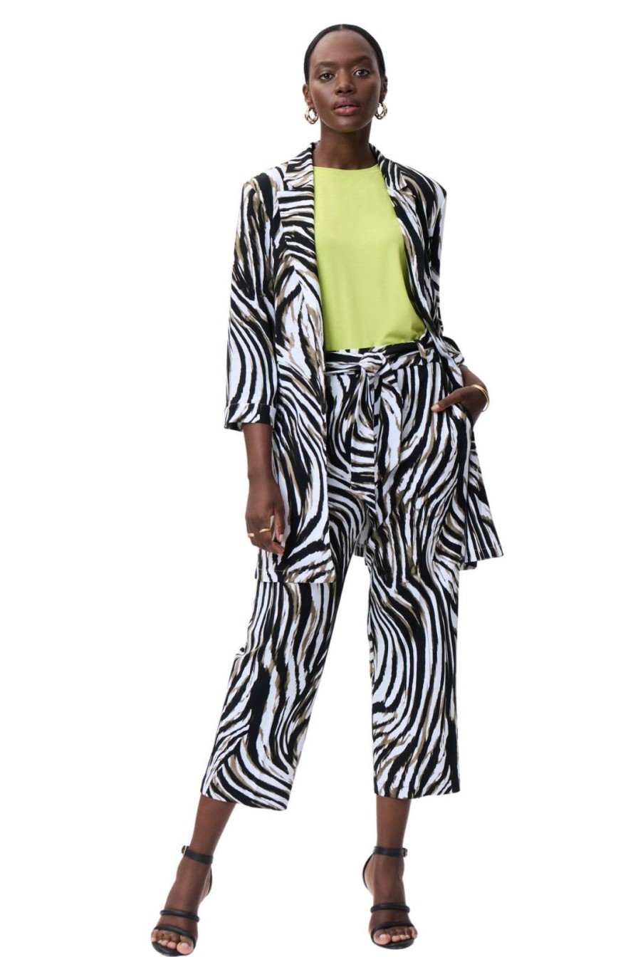 All Clothing Joseph Ribkoff | Animal Print Wide Leg Pant | Jr16