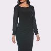 All Clothing Jesse Harper | Silhouette Shift Dress | Black | Jh7