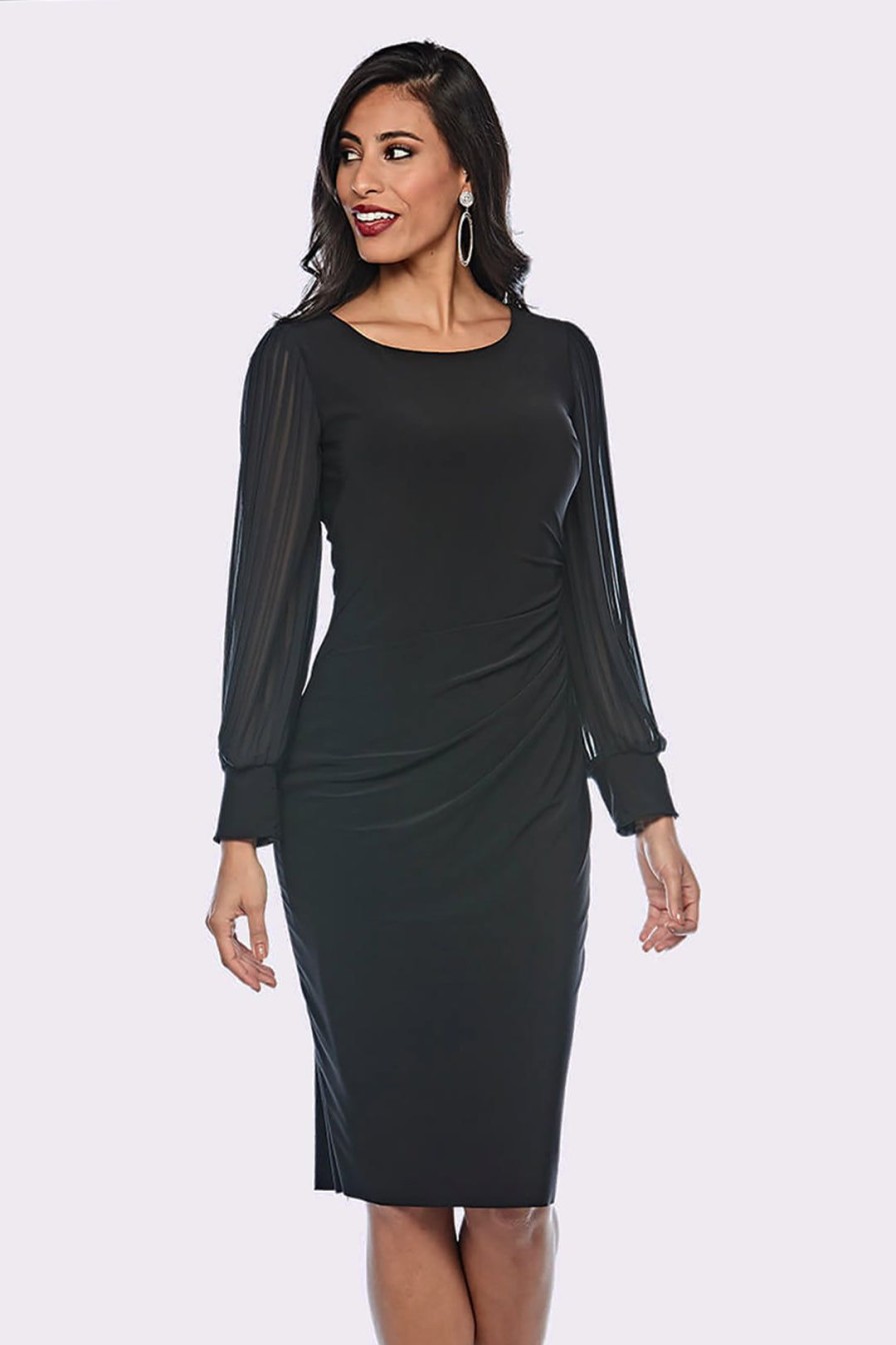 All Clothing Jesse Harper | Silhouette Shift Dress | Black | Jh7