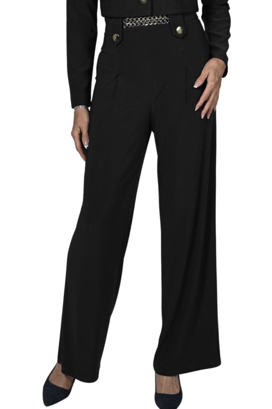 All Clothing Frank Lyman | Knit Pants - Black - Fl24