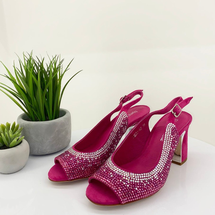 Shoes Django & Juliette | Kerry Heel | New Fuchsia | Dj6