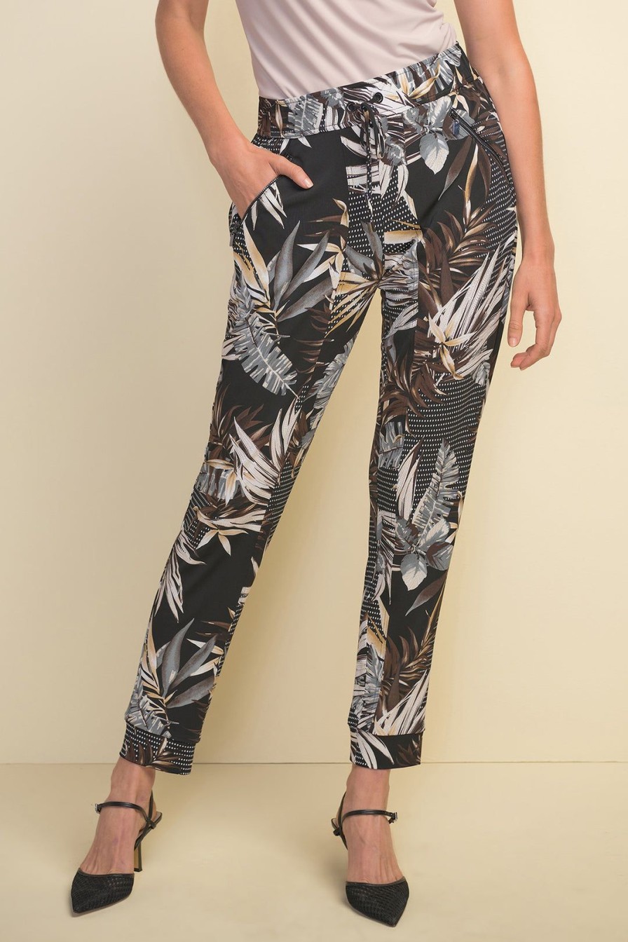 All Clothing Joseph Ribkoff | Josie Palm Print Pants