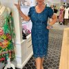 All Clothing Frank Lyman | Chantelle Dress | Teal | Fl29