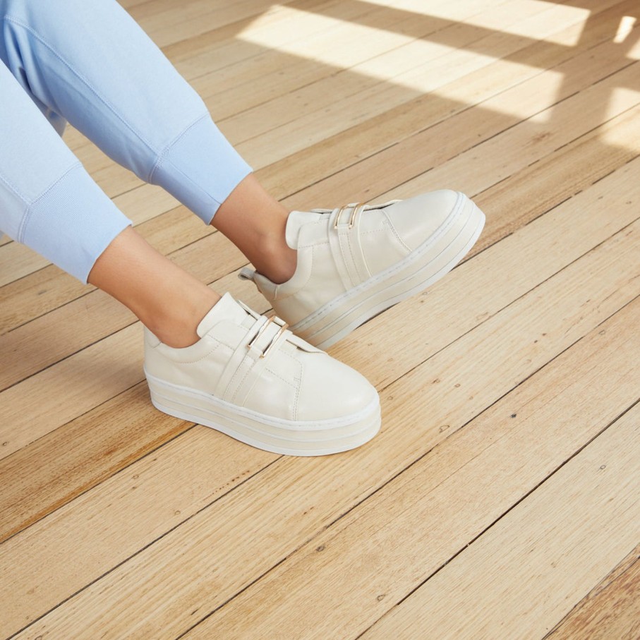 Shoes Alfie & Evie | Ophelia Sneaker | Cream | Ae2