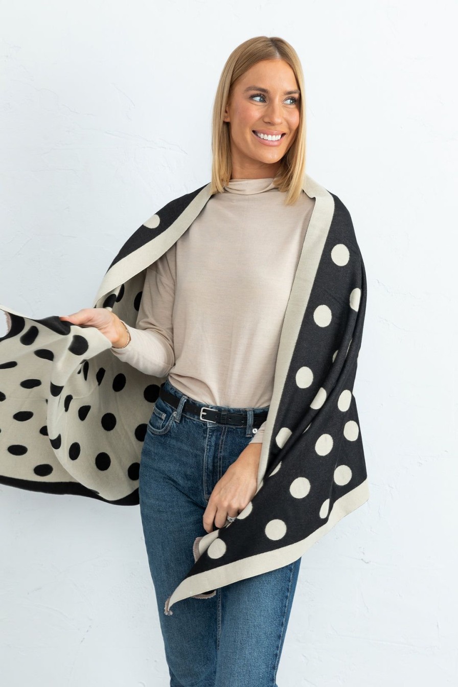 Accessories Brave & True | Dot To Dot Scarf | H14