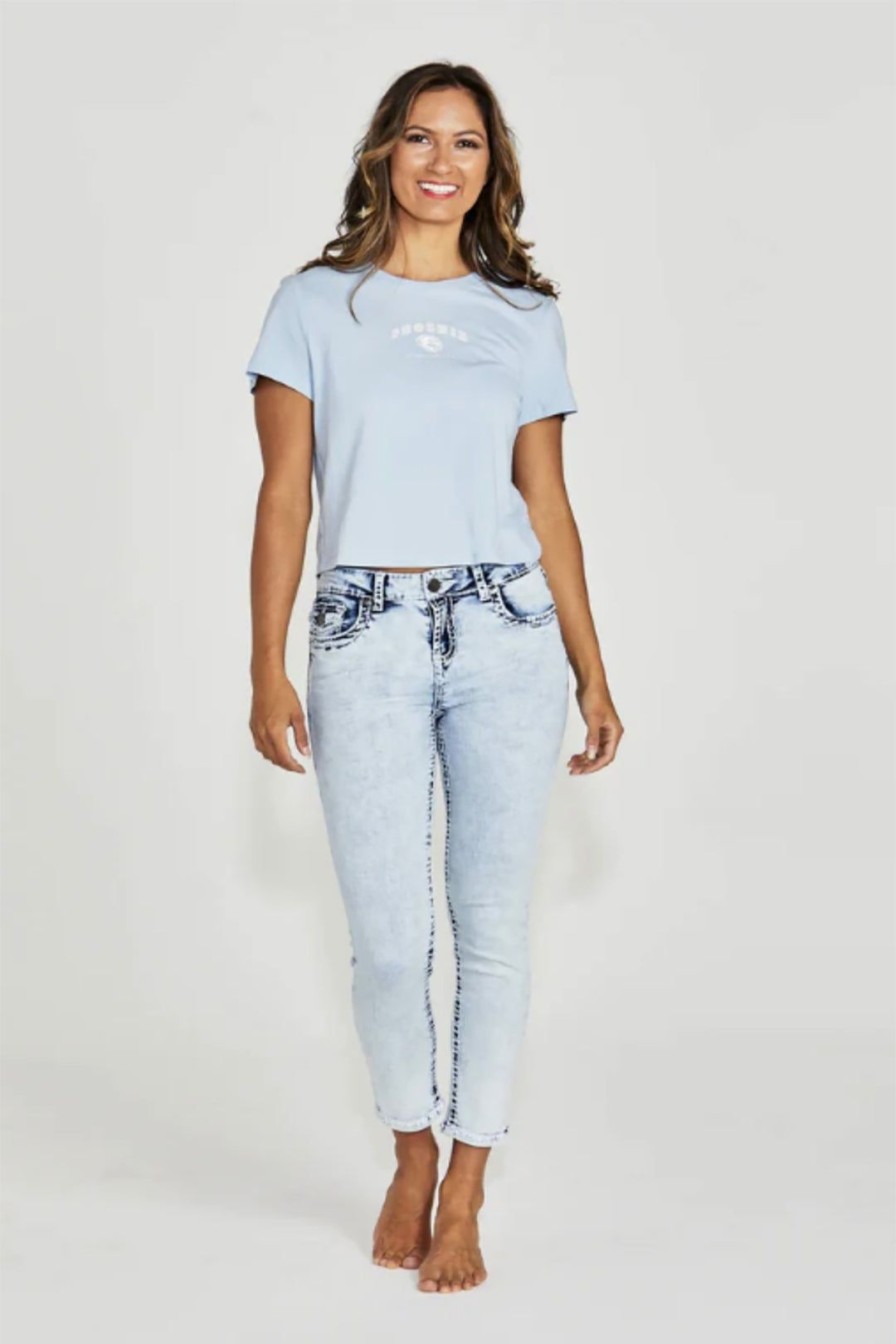 All Clothing New London Jeans | Chelsea-S Taper Crop Jean - Nlj29