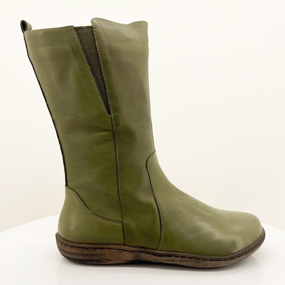 Shoes Rilassare | Tallz Boots | Olive | Rs23