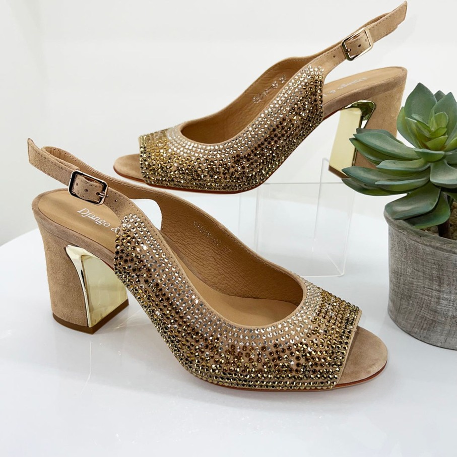 Shoes Django & Juliette | Kerry Heel | Caramel Multi | Dj6