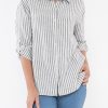 All Clothing JUMP | Stripe Linen Shirt | Thyme | Jp2