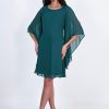 All Clothing Frank Lyman | Evie Chiffon Dress | | Fl3 Green