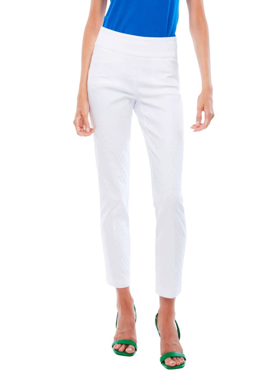 All Clothing Up! | Honeycomb Ankle Pant | | Up1 White