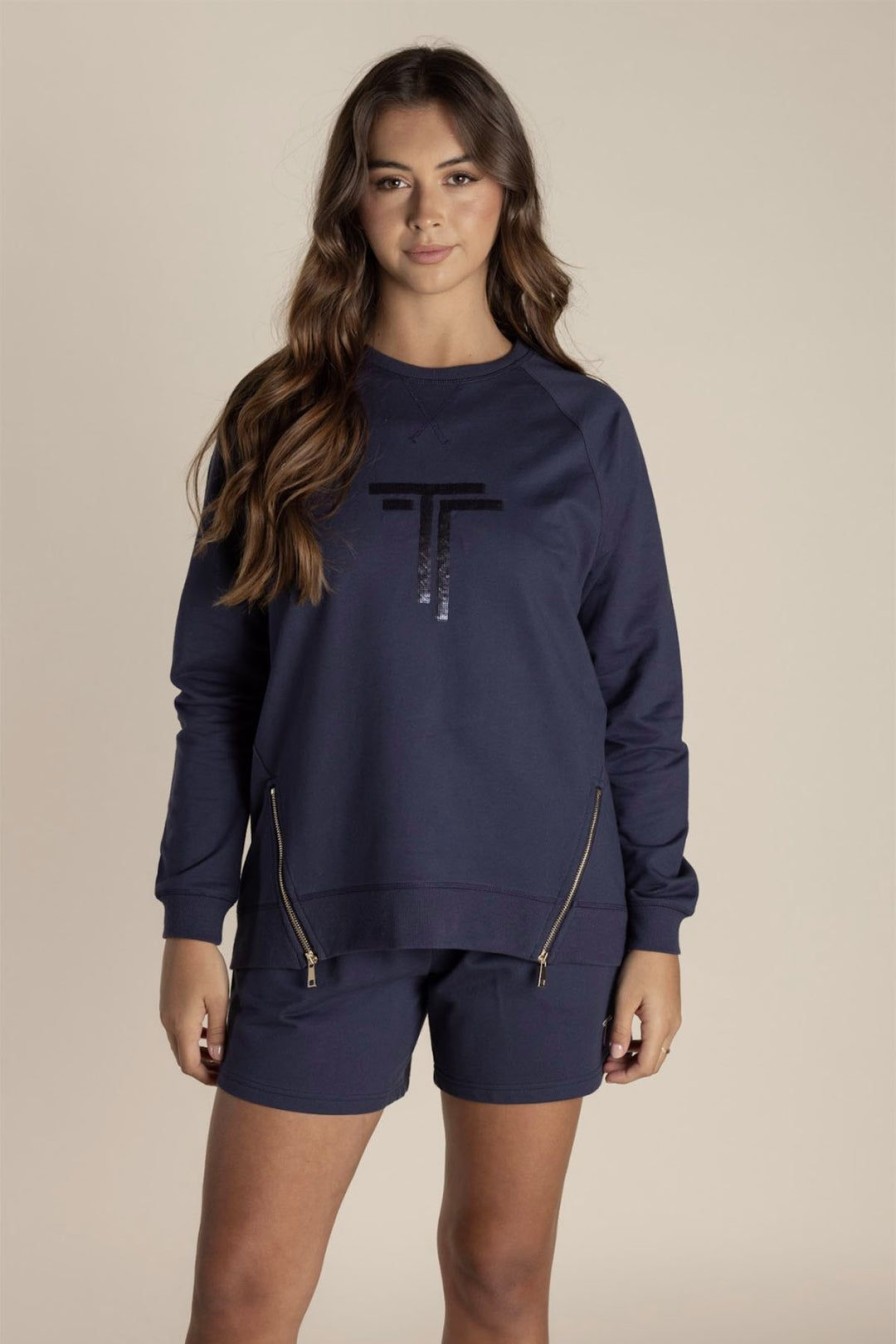 All Clothing Two-T's | Logo Sweater | Navy | Tt17