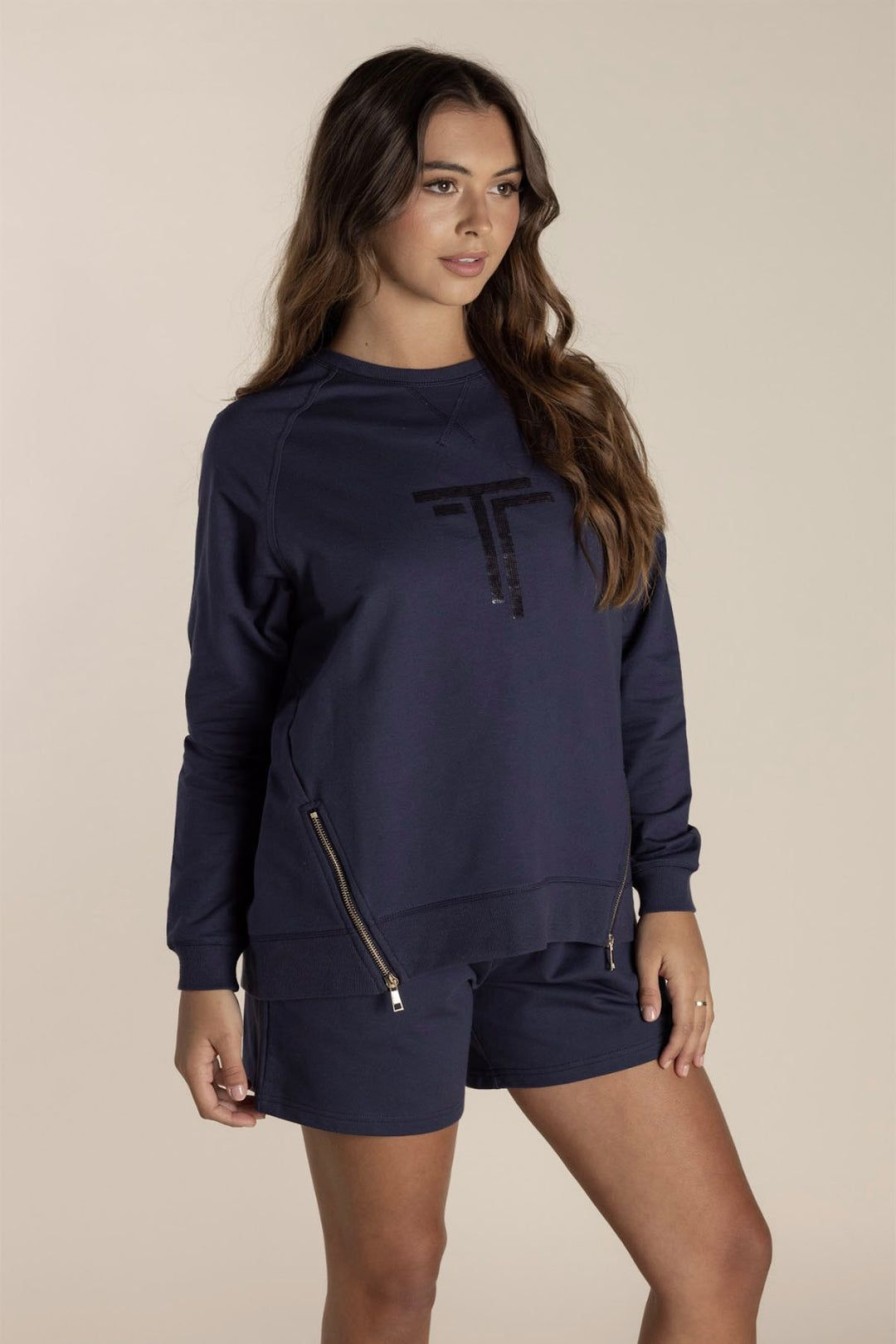 All Clothing Two-T's | Logo Sweater | Navy | Tt17