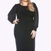 All Clothing Layla Jones | Silhouette Shift Dress | Black | Lj10