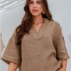 All Clothing The Italian Cartel | Alma Top - Mocha - Ic31