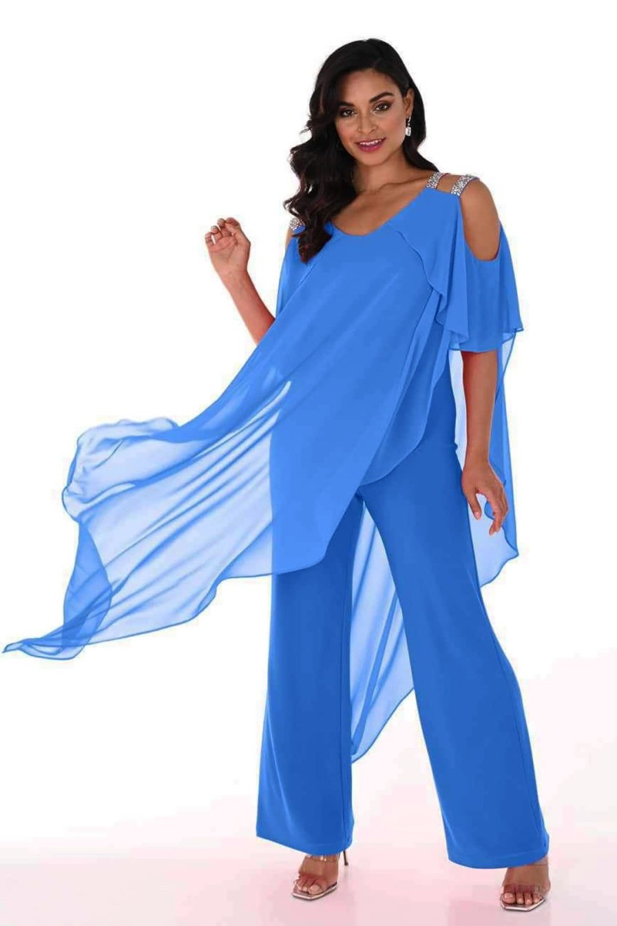 All Clothing Frank Lyman | Corlette Jumpsuit - Azure - Fl272