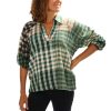 All Clothing Urban Luxury | Megan Shirt | Green | Ul6