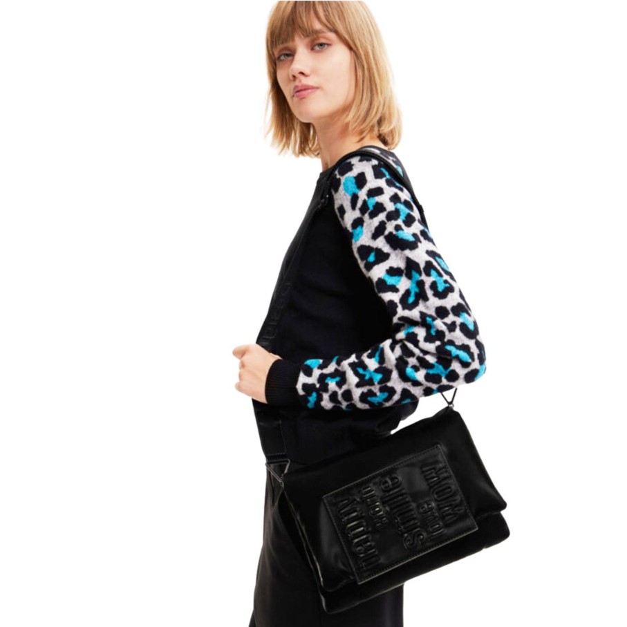 Accessories Desigual | Black Crossbody Bag | Dg32