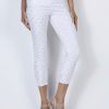 All Clothing Cafe Latte | Foli Spot Capri Jeggings | White | Cl7