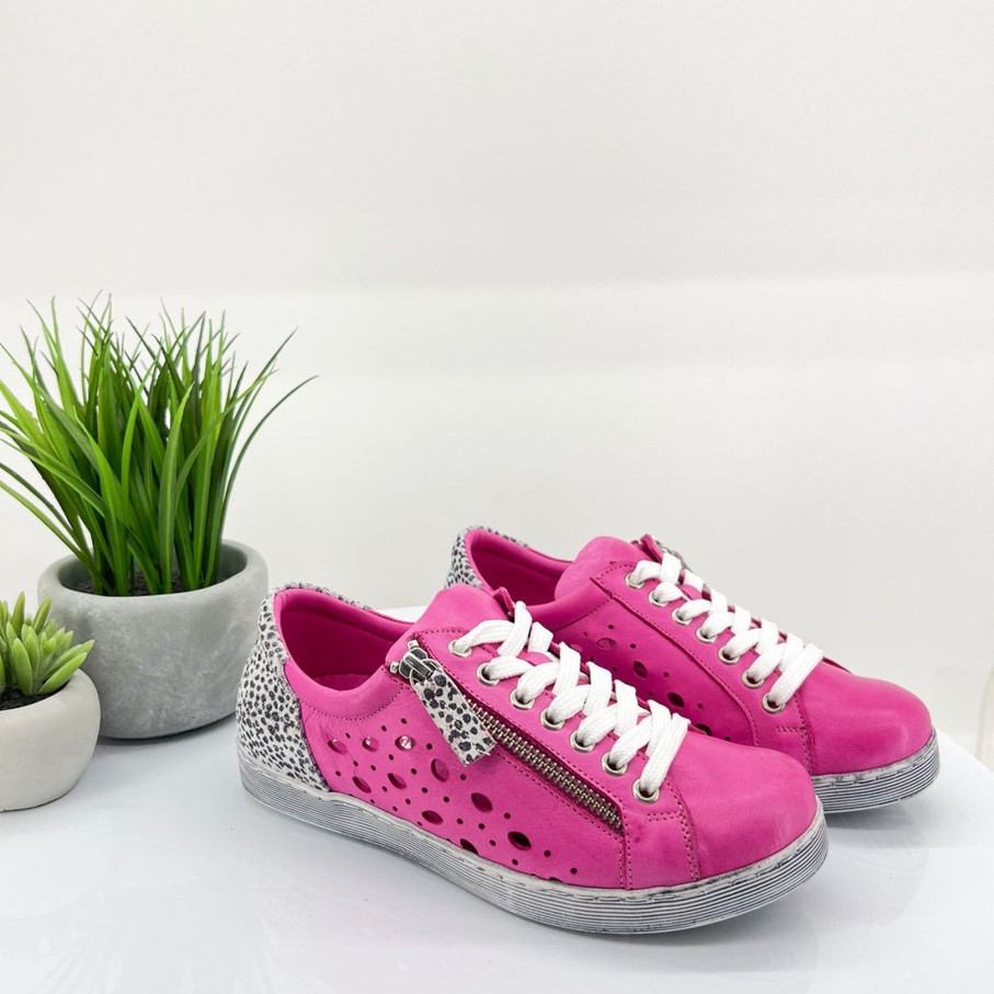 Shoes Rilassare | Talpan Sneaker | Fuchsia| Rs17 Fuschia