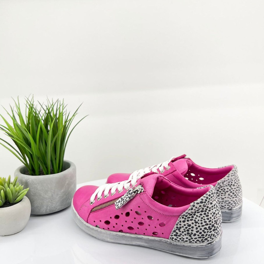 Shoes Rilassare | Talpan Sneaker | Fuchsia| Rs17 Fuschia