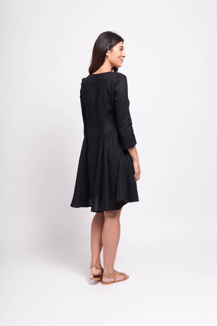 All Clothing Foil | My Flare Lady Dress | | F36 Black