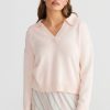 All Clothing The Shanty Corporation | Tribeca Knit | Pale Pink | Ts22