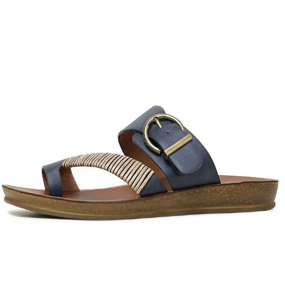 Shoes Los Cabos | Bria Sandal | | Lc3 Navy