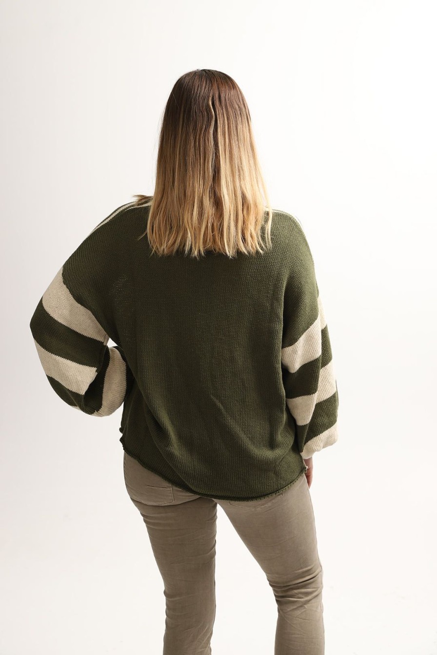 All Clothing MILSON | Ottavia Sweater | Khaki | Mn3