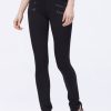 All Clothing Paige | Edgemont Mid Rise Ultra Skinny Jean | Black