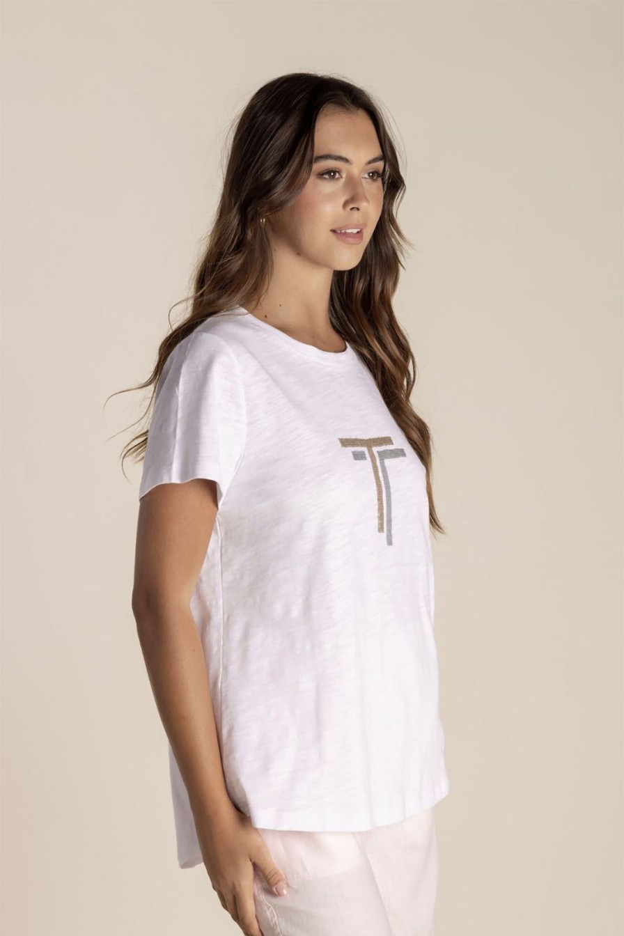 All Clothing Two-T's | Tia T-Shirt | White | Tt1